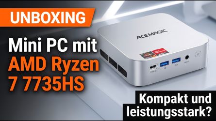 Acemagic M1 Mini PC Unboxing (AMD Ryzen 7 7735HS)
