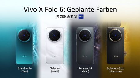 Vivo X Fold 6 Launch am 26. Juni, 7.000mAh Akku und alle Farben offiziell bestätigt