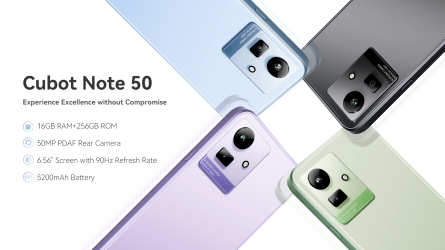 Cubot Note 50 vorgestellt