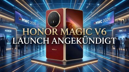 Honor Magic V6: Erstes Foldable mit IP68 & IP69 zum MWC 2026 angekündigt
