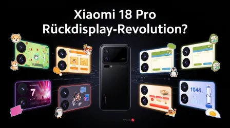 Xiaomi 18 Pro: App Karten fürs Rückdisplay, DCS bestätigt Kamera Daten