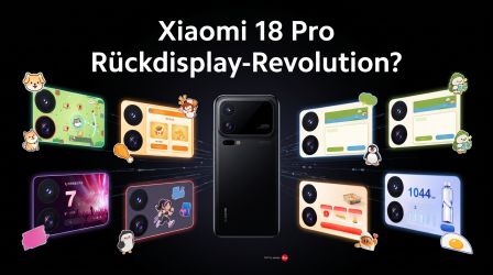 Xiaomi 18 Pro: App Karten fürs Rückdisplay, DCS bestätigt Kamera Daten
