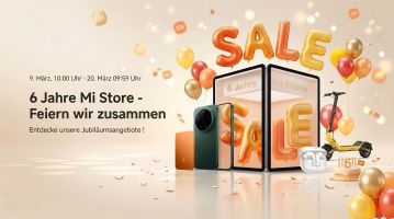 Aktion: Deutscher Mi Store feiert 6-Jähriges Bestehen